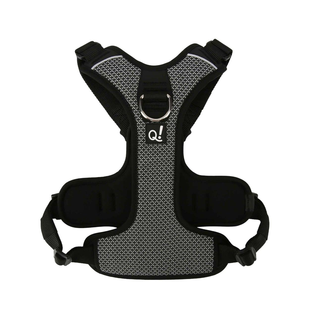 QUAPAS! Ultra Harnas Zwart Reflecterend