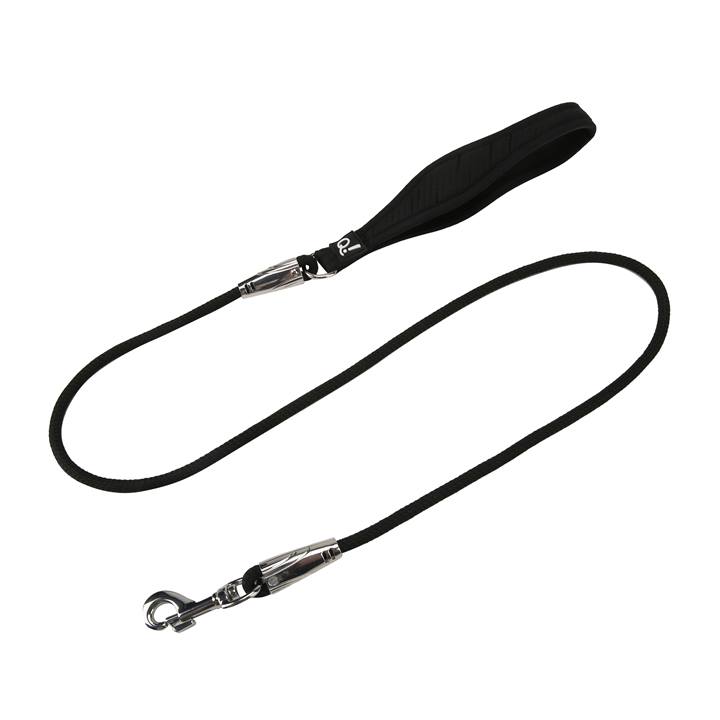 QUAPAS! Comfort rope leash Black 6mmx120cm