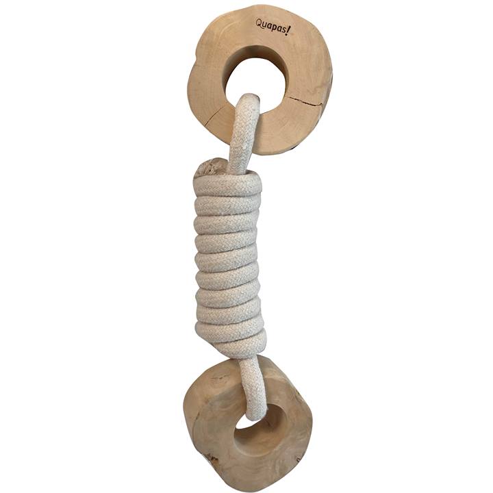 Quapas! Hondenspeelgoed Coffeewood Circle dubbel