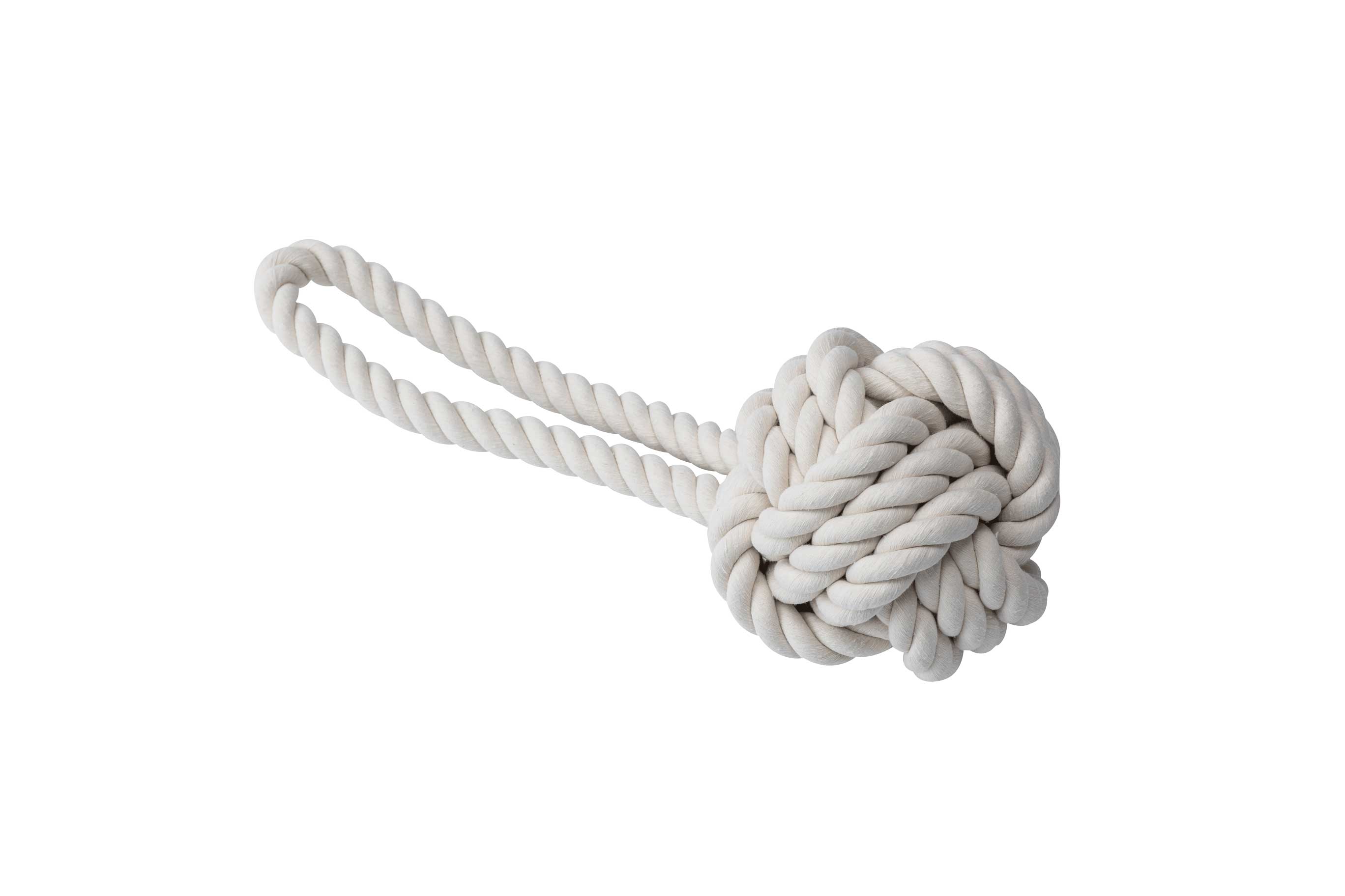 Quapas! Hondenspeelgoed Touw XL Bal 60cm naturel