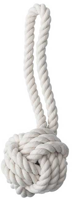 Quapas! Hondenspeelgoed Touw L Ball 30cm naturel