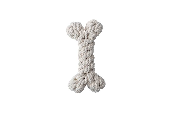 Quapas! Hondenspeelgoed Touw L Bone 27cm naturel