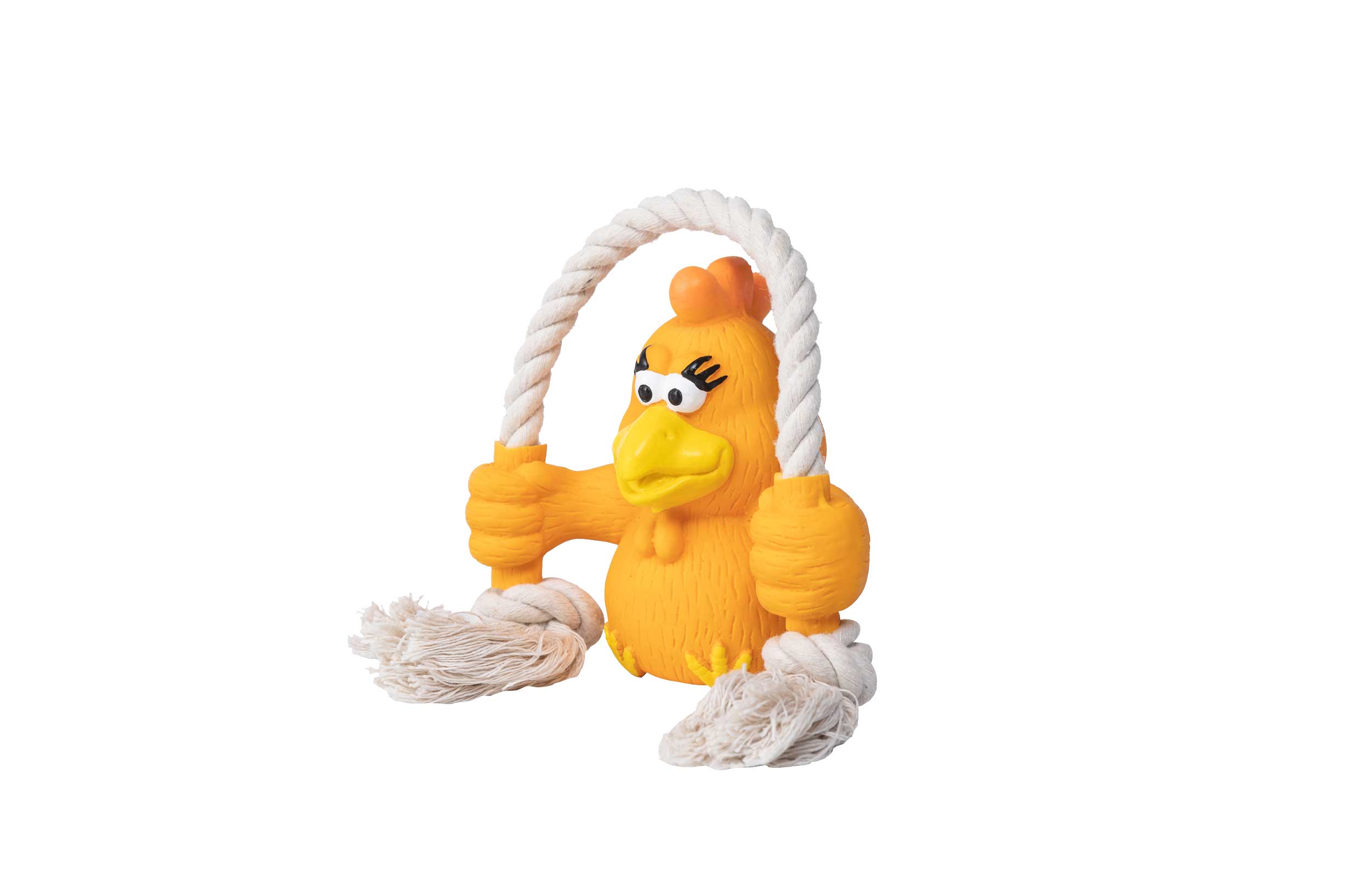 Quapas! Hondenspeelgoed Fun kip met touw