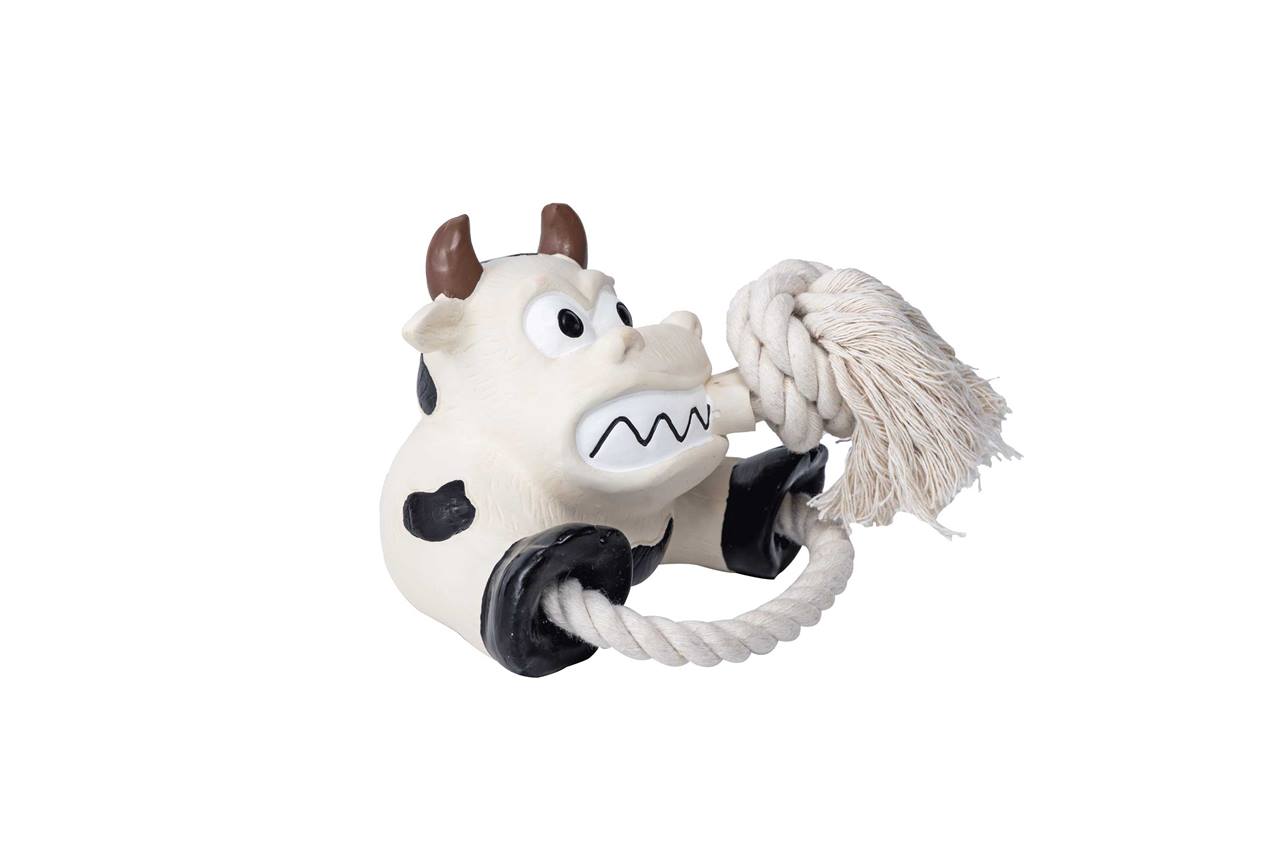 Quapas! Hondenspeelgoed Fun Koe met touw