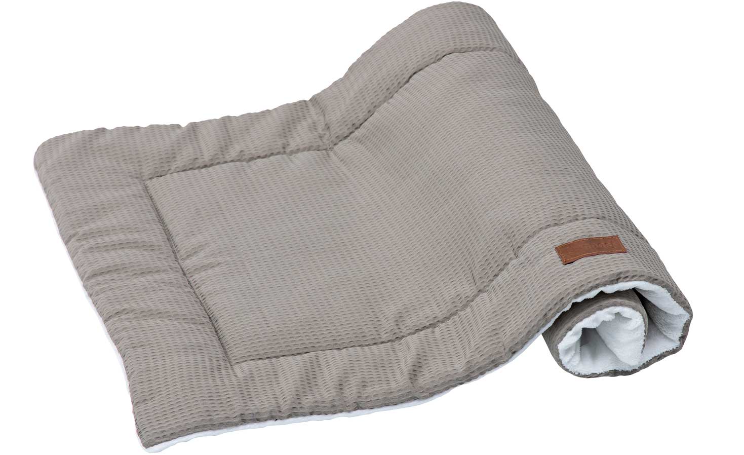 Quapas! Deken Wafel Gevuld Grijs