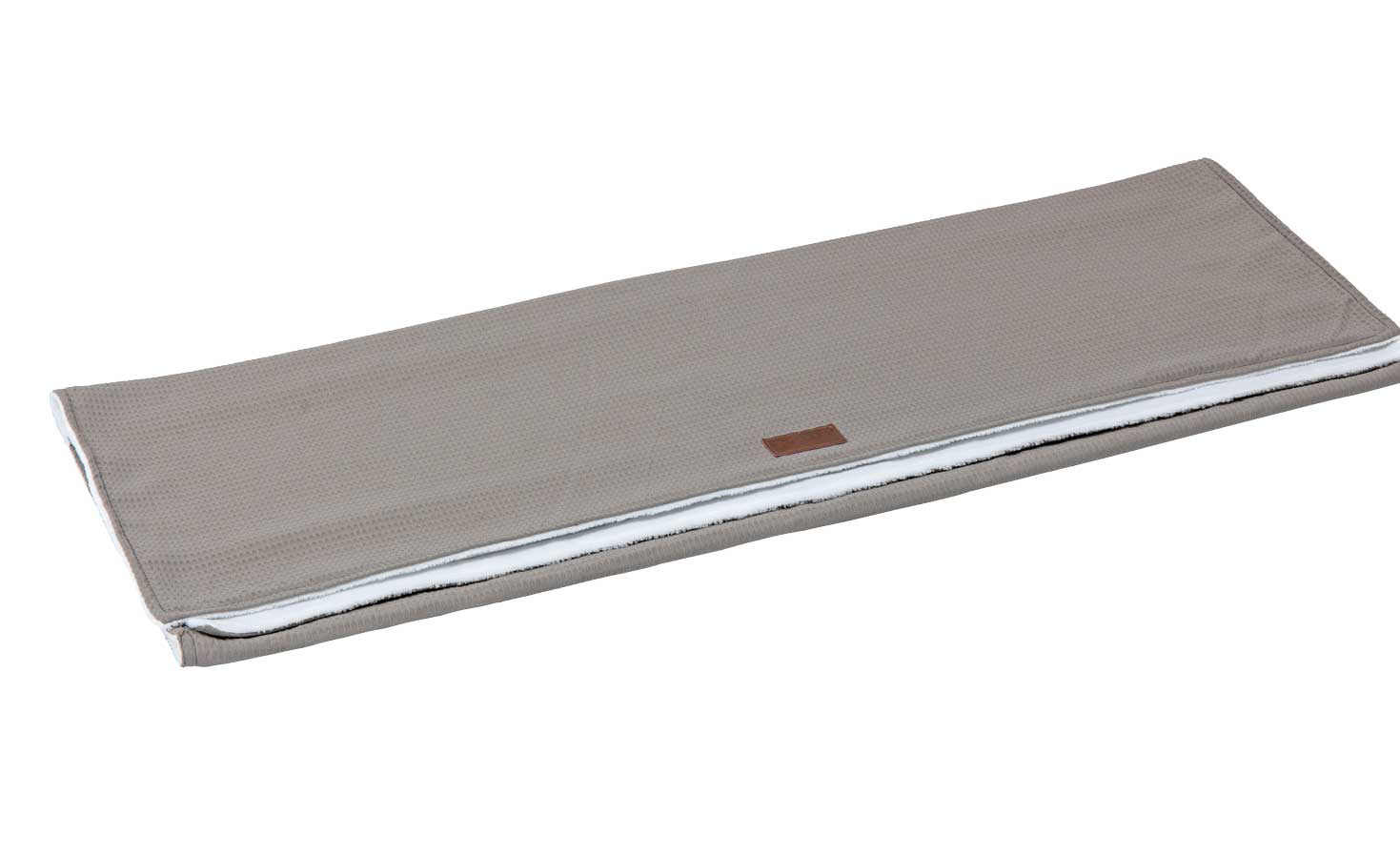 Quapas! Deken Wafel Gevuld Grijs 140x100cm