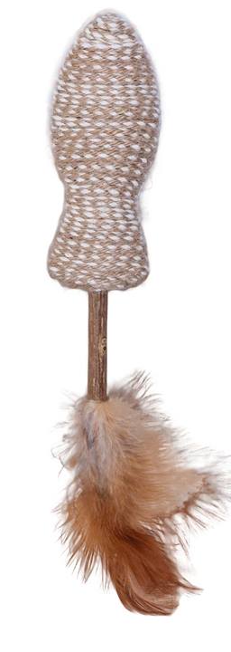 Quapas! Kattenspeeltje vis met veren