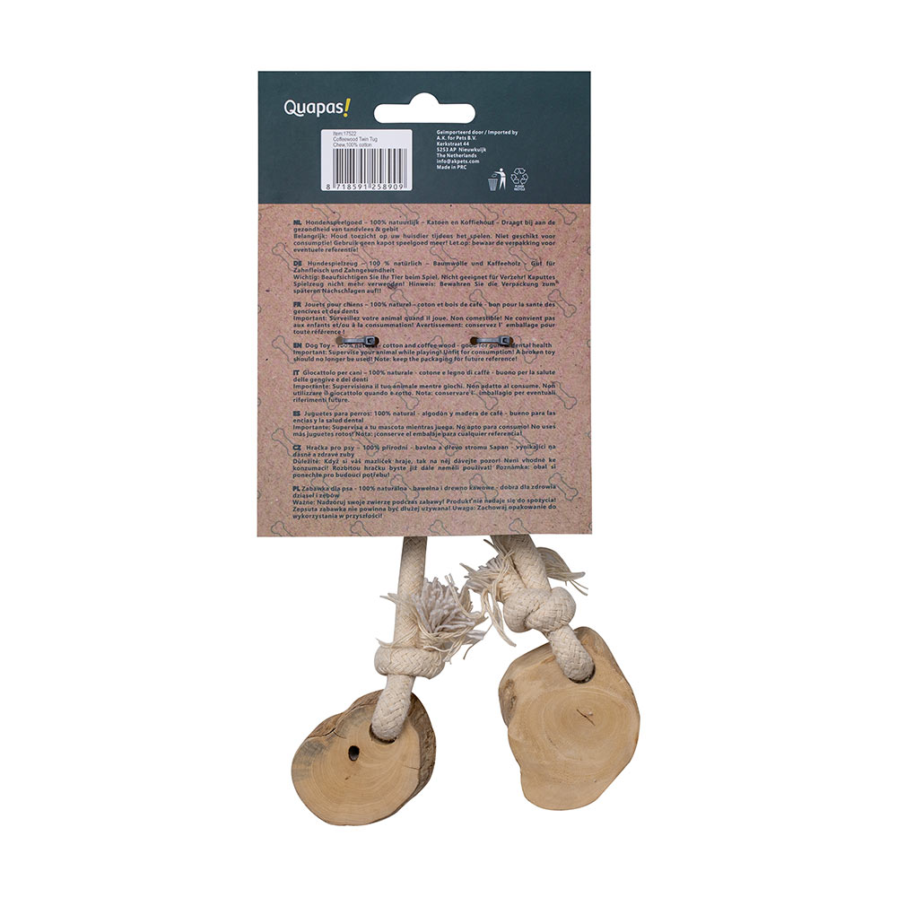 Quapas! Hondenspeeltje Coffeewood Bouncy
