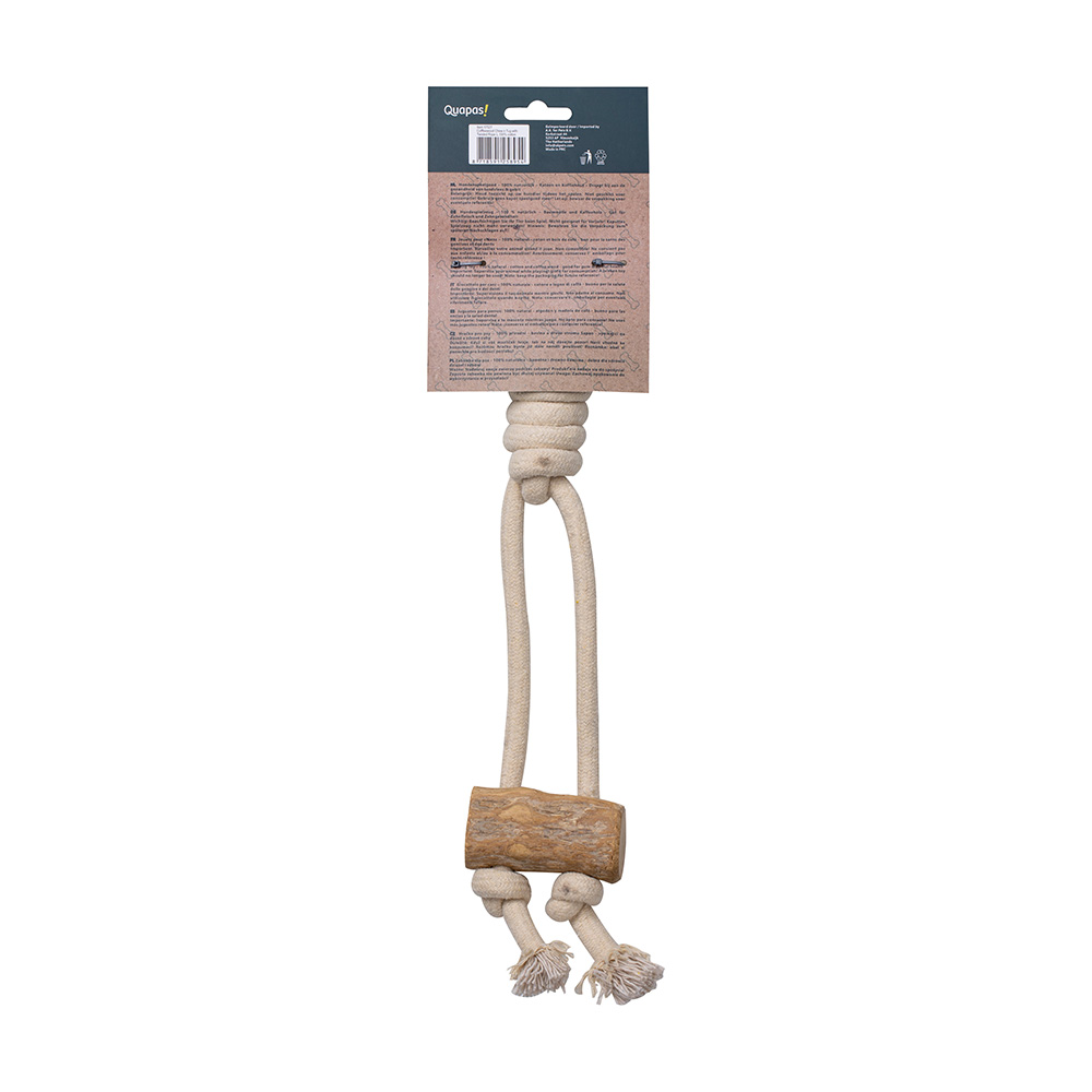Quapas! Hondenspeelgoed Coffeewood Cork - 42x11cm