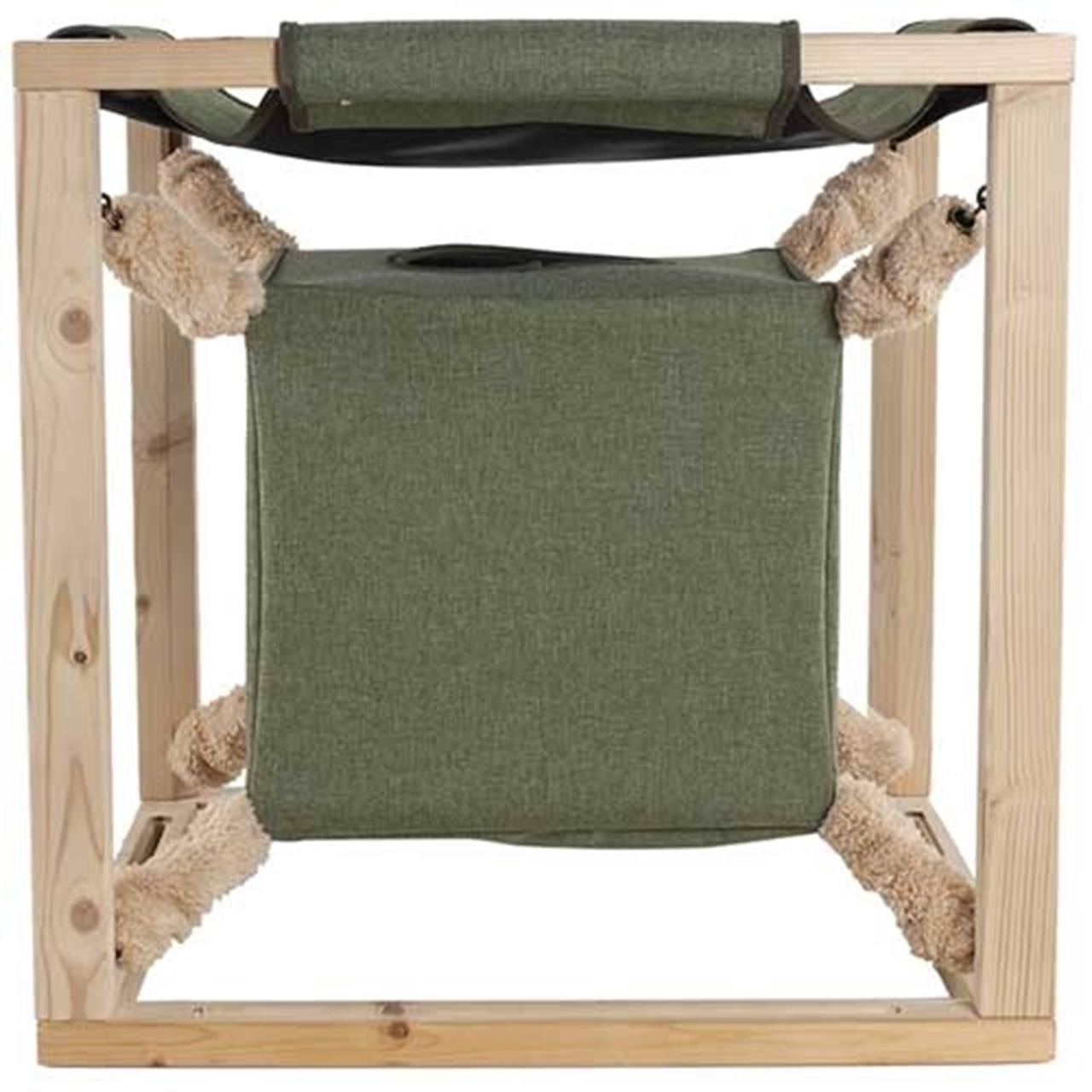 Quapas! Kattenkubus met Hangmat Groen